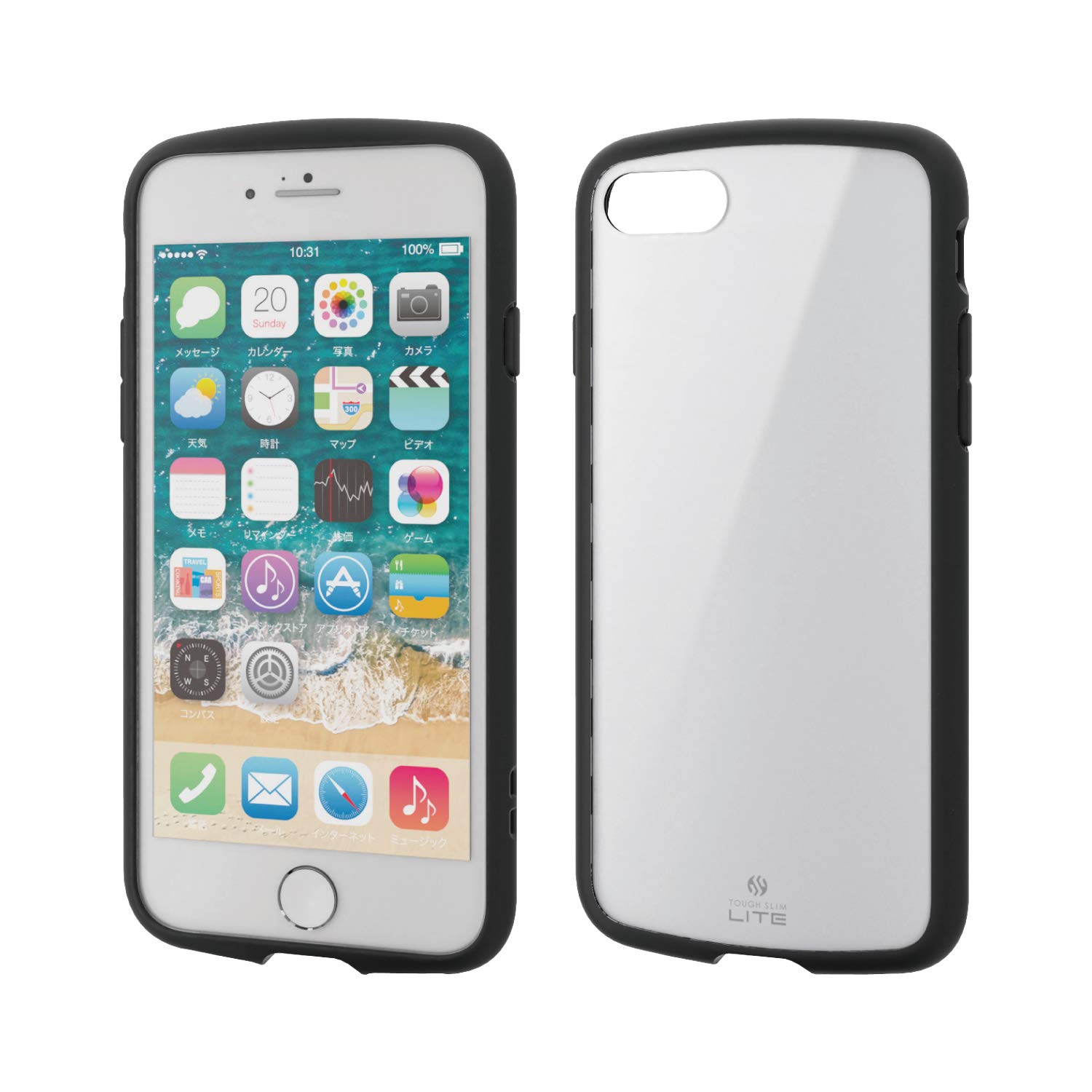 Amazon.co.jp: エレコム iPhone SE 第2世代 2020 / 8 / 7 対応 ケース